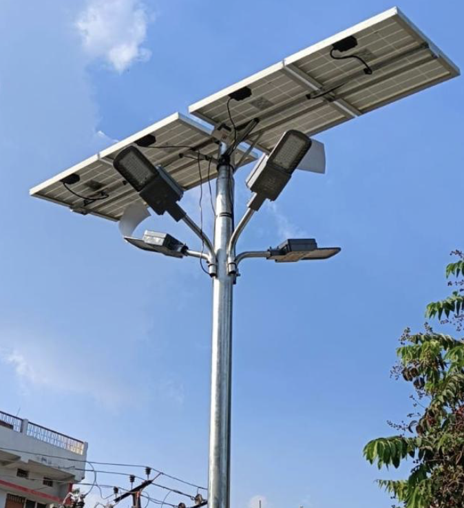 Solar Street Light Setup